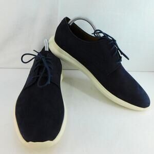 Johnston & Murphy Henning Plain Toe Men's Navy Nubuck Size 10 New Shoes